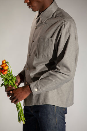 The original over-shirt - Grey marl