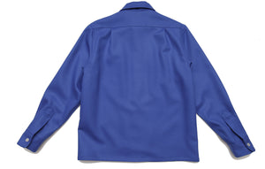 Limited Edition lined over-shirt - DOBSON x Sidian, Ersatz & Vanes - Royal Blue