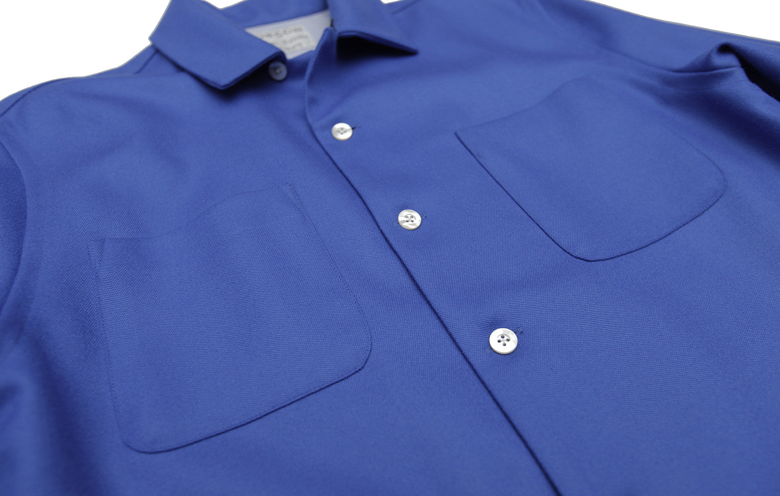 Limited Edition lined over-shirt - DOBSON x Sidian, Ersatz & Vanes - Royal Blue