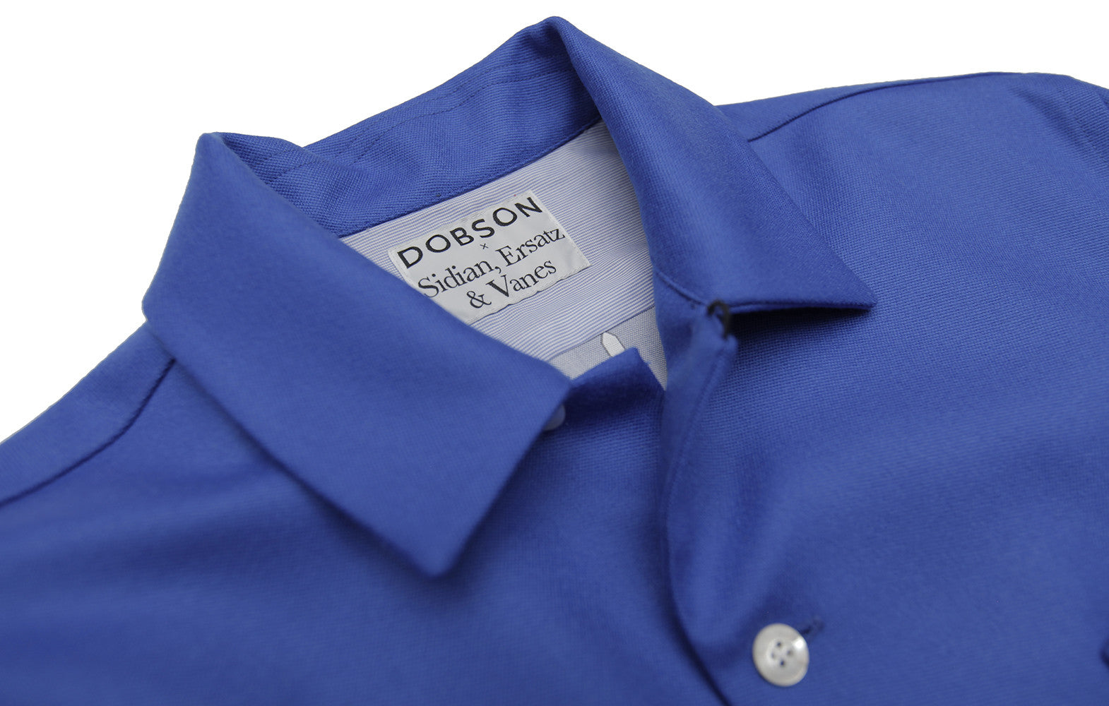 Limited Edition lined over-shirt - DOBSON x Sidian, Ersatz & Vanes - Royal Blue