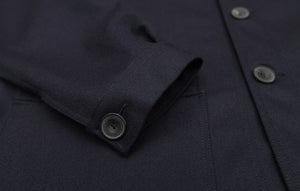 The wool work-jacket - Navy
