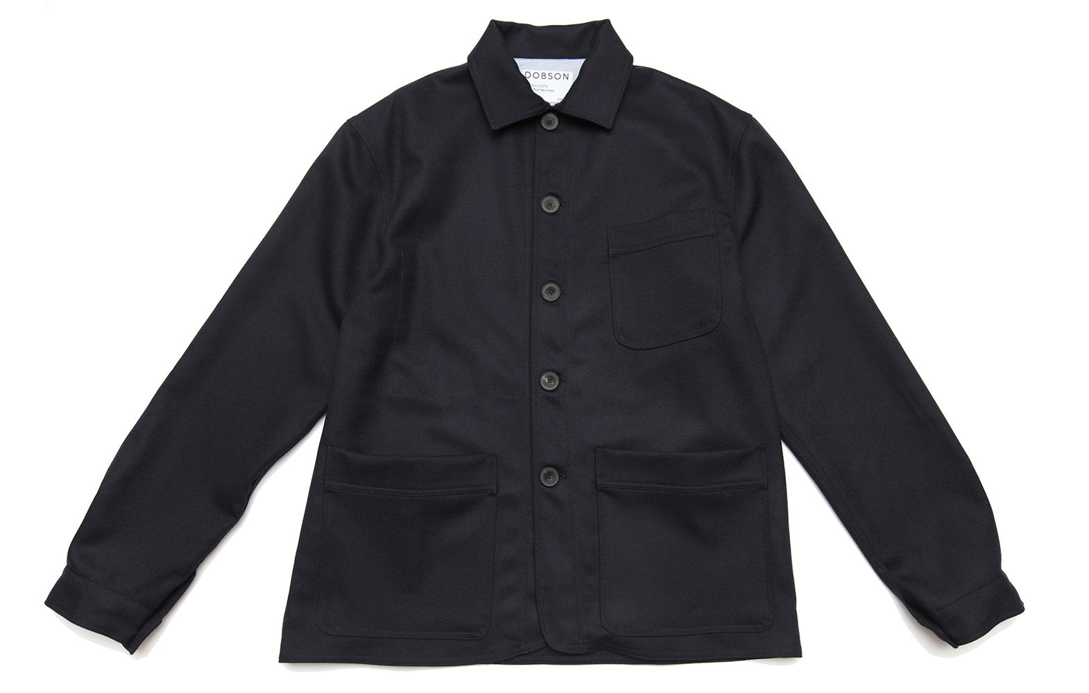 The wool work-jacket - Navy