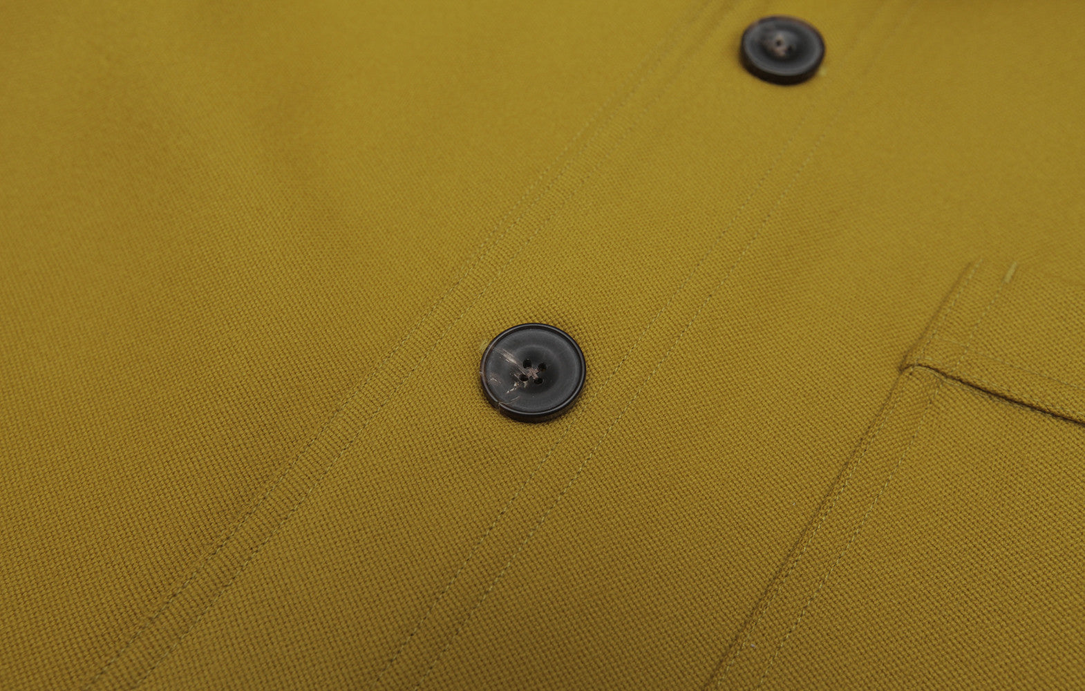 The wool work-jacket - Ochre