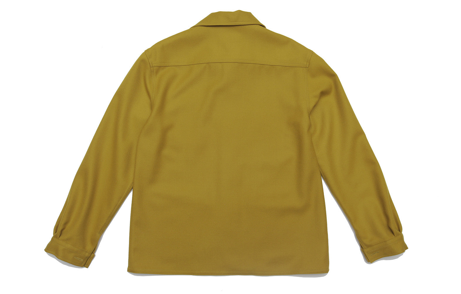 The wool work-jacket - Ochre