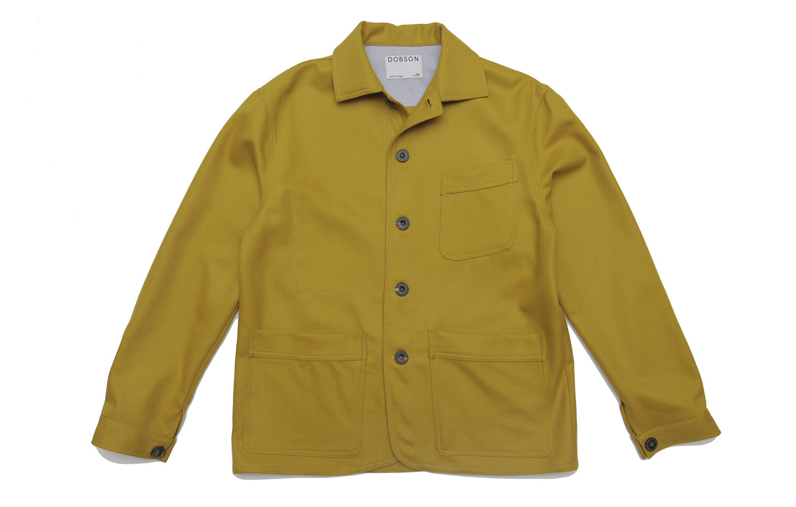 The wool work-jacket - Ochre