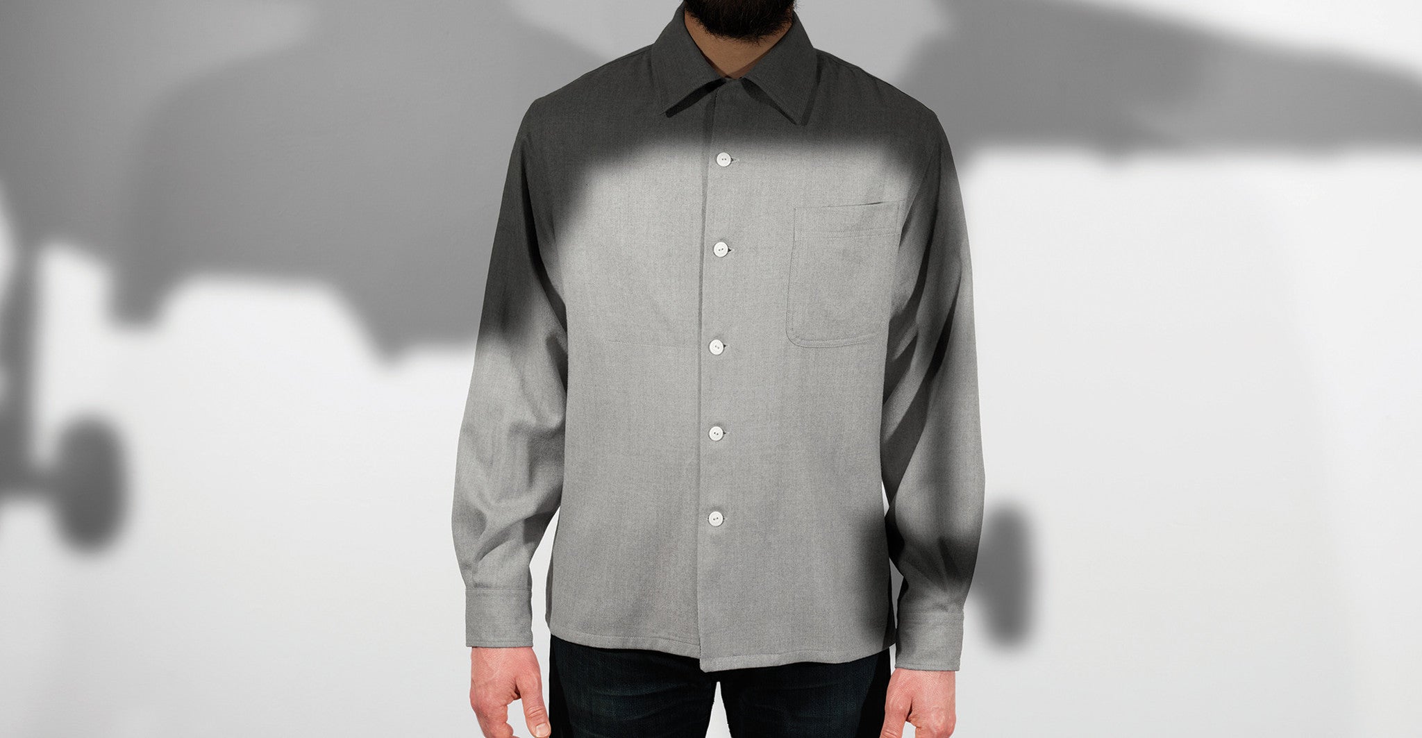 The original over-shirt - Grey marl