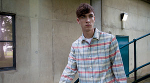 The original over-shirt - Red / Cream check